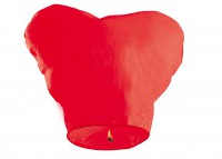 Lampión srdiečko (červený)